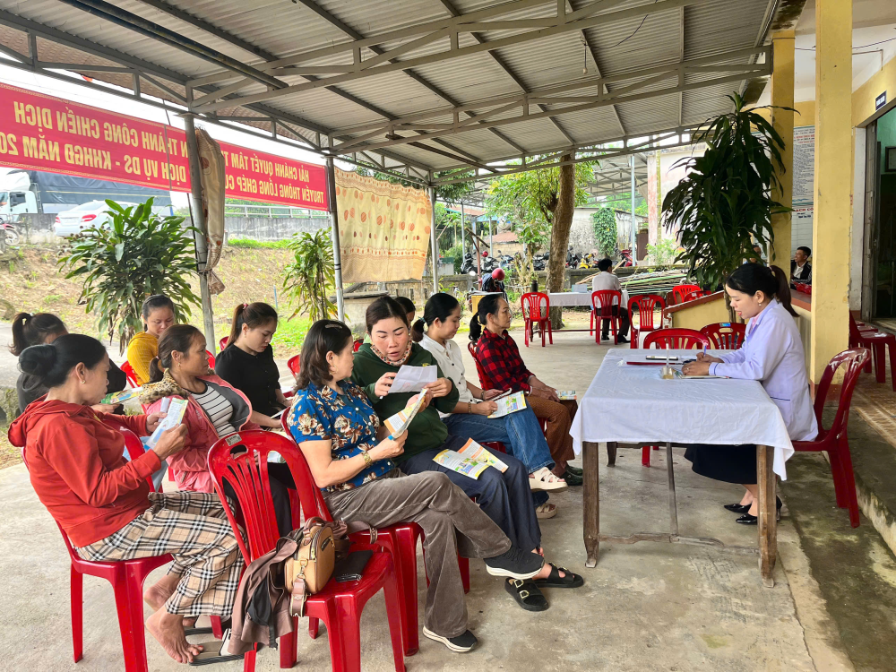 HẢI LĂNG: Hoàn thành chiến dịch truyền thông lồng ghép cung cấp dịch vụ Dân số - KHHGĐ đợt 1 năm 2025